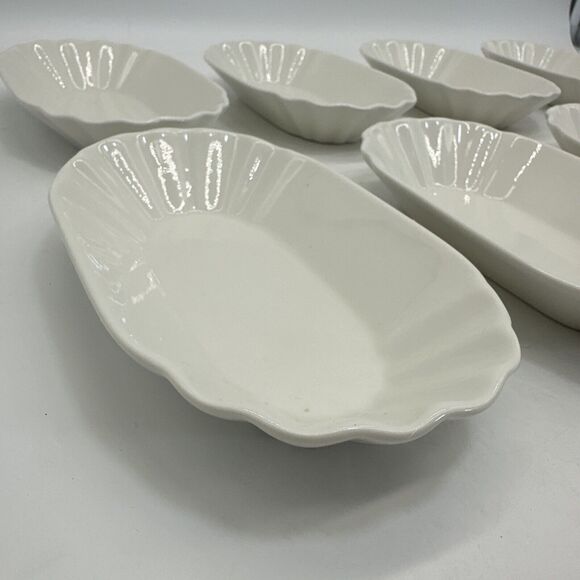 Malacasa Set Of 8 porcelain dishes. 8” X 4.5” {C} - Picture 2 of 10